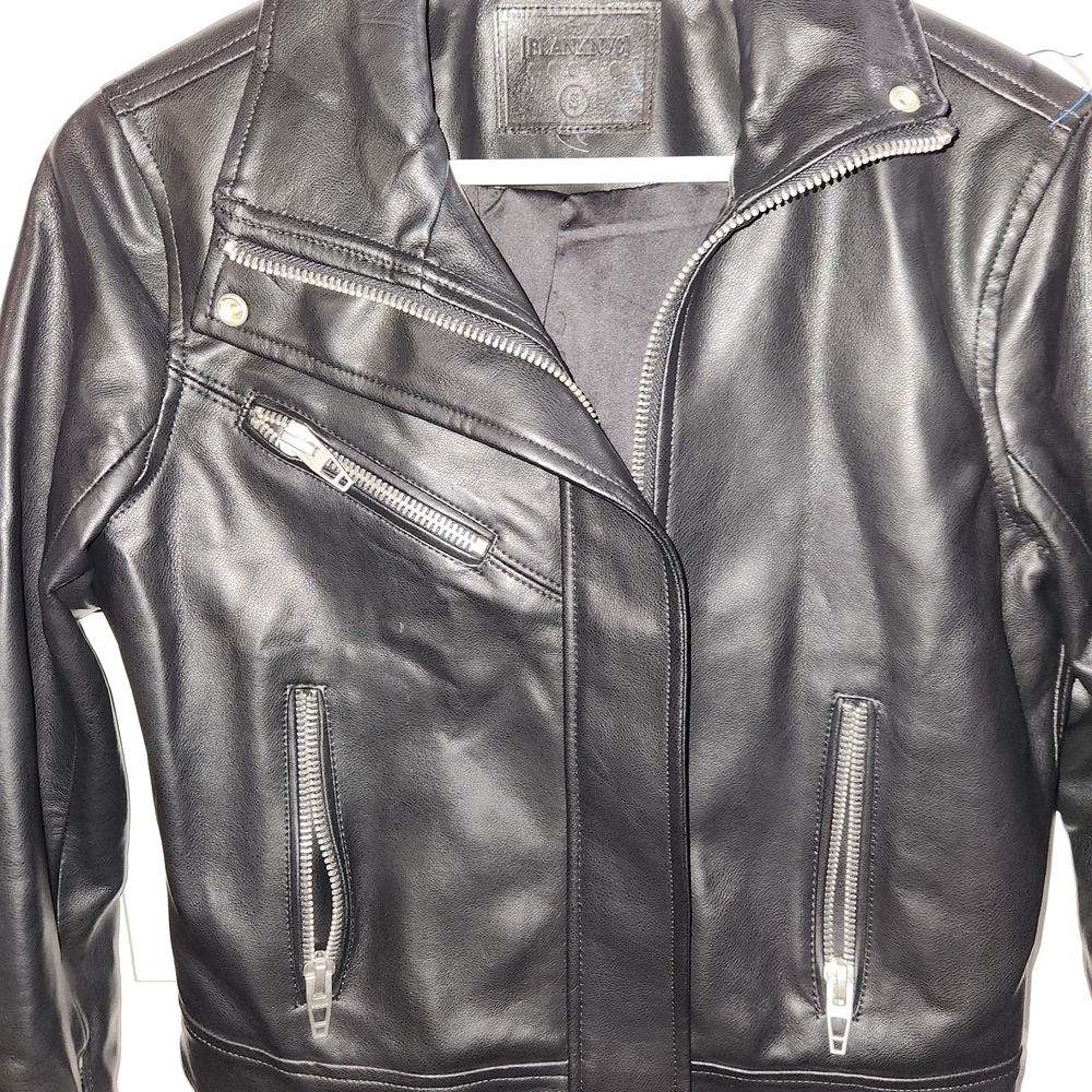 Blank NYC Black Moto Jacket sz SM